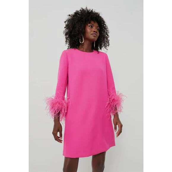 Tuckernuck Dresses & Skirts - TUCKERNUCK Hot Pink Feather Mod Mary Dress Size XL NWT Retail $288 Tuckernuck